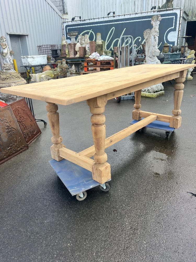 French cleaned oak table