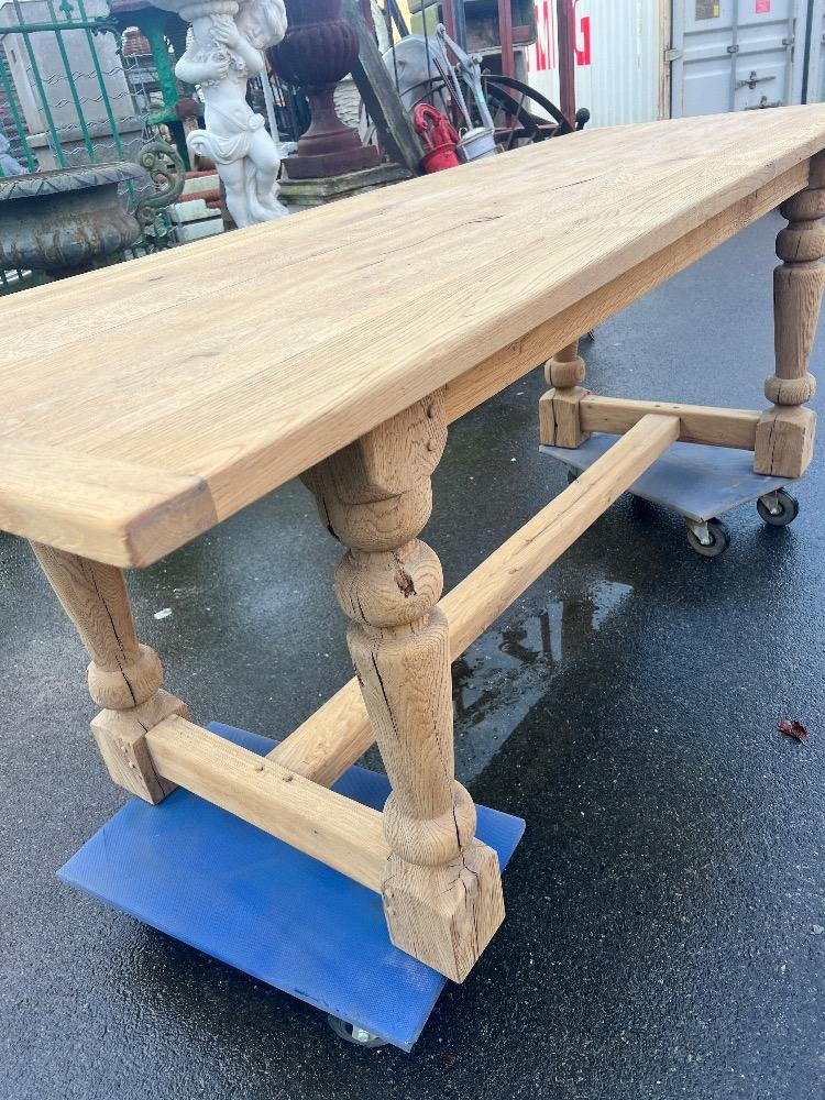 French cleaned oak table